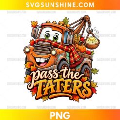 Tow Mater Pumpkin PNG Design – Thanksgiving Fall Tow Mater Digital Download for T-Shirts