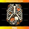 Skeleton Pregnancy Announcement Mom Halloween PNG featuring a spooky skeleton-themed motherhood design for expecting mothers and Halloween baby reveals.