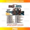 Slightly Stoopid Dirty Heads Slightly Dirty Summer 2024 Tour PNG featuring skeleton beach artwork and octopus design