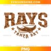 Tampa Bay Rays Camo PNG featuring brown camouflage RAYS lettering, a stingray illustration, and Tampa Bay text